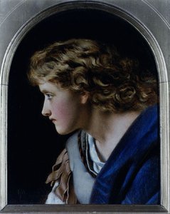 Hoofd van een Meisje door Francis John Wyburd