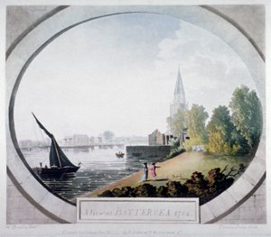 Een uitzicht op Battersea