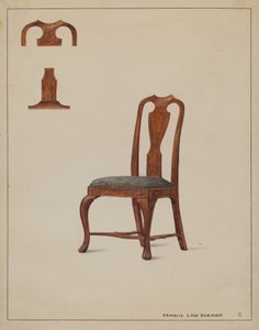 Stoel door Francis Law Durand