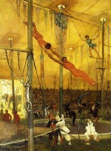 Trapezeartiesten door Francis Luis Mora