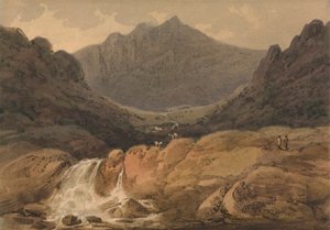 Cader Idris, Noord-Wales door Francis Nicholson
