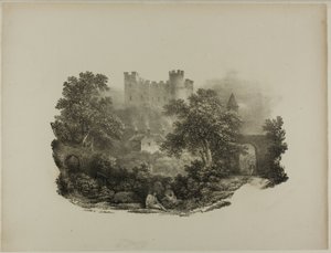 Chester, 1821 door Francis Nicholson