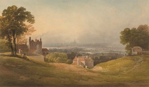 Londen vanaf Blackheath door Francis Nicholson