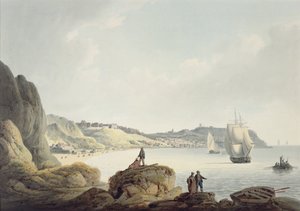 Scarborough, ca. 1820 door Francis Nicholson