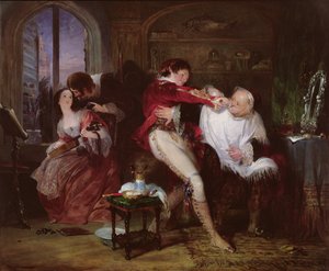 In het huis van Dr. Bartolo, een scène uit Beaumarchais