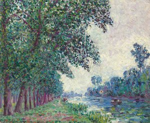 Oevers van de Loing bij Nemours; Bords du Loing a Nemours