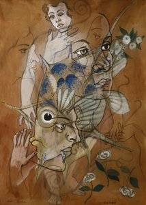 Catax, ca. 1929 (olieverf, gouache, aquarel en potlood op karton)