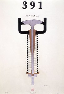 Cover van "391" van Picabia (1879-1953), nr. 3 van 01/03/1917 (litho)
