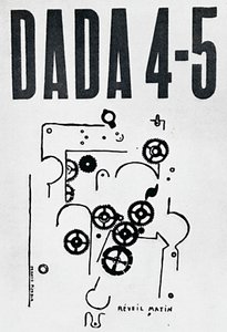 Omslag van het tijdschrift Dada 4-5, ontworpen door Francis Picabia (1879-1953), Zürich door Francis Picabia