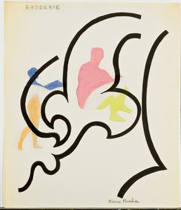 Borduurwerk; Broderie door Francis Picabia