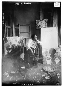 Francis Picabia, ca. 1910-15 (z/w foto) door Francis Picabia