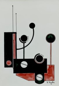 Mechanische samenstelling II door Francis Picabia