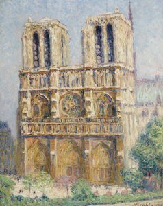 Notre Dame in de ochtend; Notre Dame, le Matin door Francis Picabia