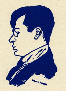 Portret van Tristan Tzara (Samuel Rosenstock door Francis Picabia