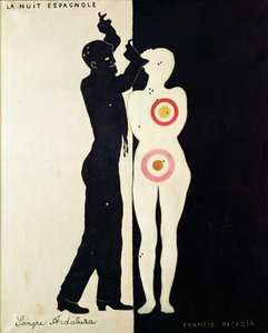 Spaanse nacht door Francis Picabia