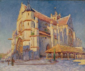 De kerk in Moret