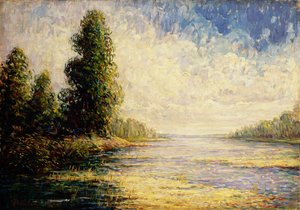 De Loire in de ochtendzon