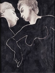 Twee vrouwen; Deux femmes door Francis Picabia