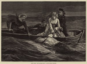 Scène uit Het Gezonken Schip, in het Olympic Theatre