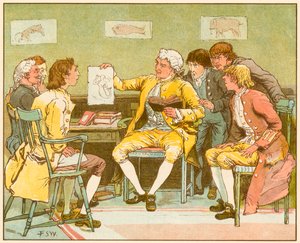 Het verlaten dorp door Oliver Goldsmith door Francis S. Walker