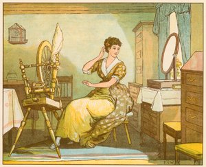 Het Verlaten Dorp door Oliver Goldsmith door Francis S. Walker
