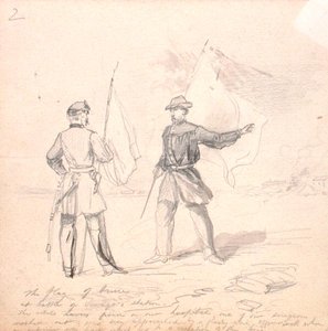 Vredesvlag, c.1860 door Francis Schell