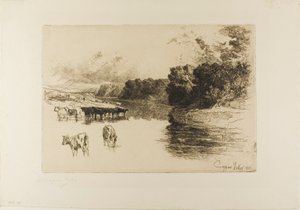Een rivier in Lancashire