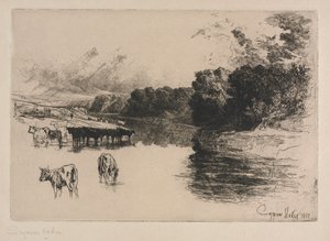 Een Lancashire Rivier, 1881