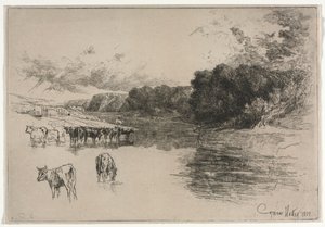 Een rivier in Lancashire