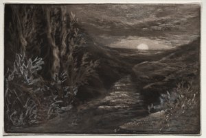 Een heidebeek door Francis Seymour Haden