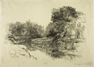 Een rivier in Ierland