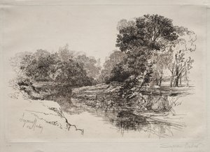 Een rivier in Ierland