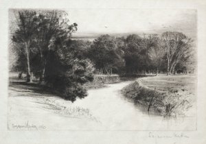 Een Zonsondergang in Ierland door Francis Seymour Haden