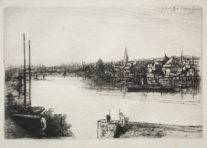 Battersea Reach door Francis Seymour Haden