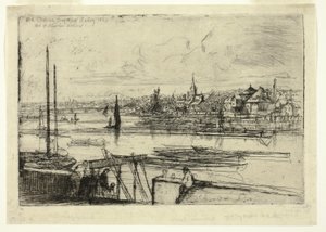 Battersea Reach door Francis Seymour Haden