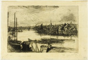 Battersea Reach door Francis Seymour Haden