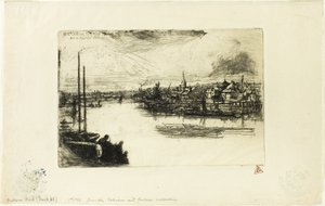 Battersea Reach door Francis Seymour Haden