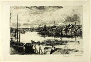 Battersea Reach door Francis Seymour Haden