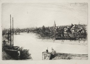 Battersea Reach door Francis Seymour Haden