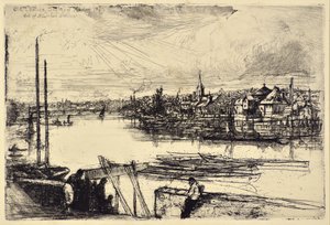 Battersea Reach door Francis Seymour Haden