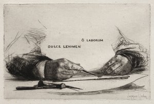 Handen ets, 1865 door Francis Seymour Haden