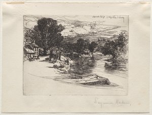 Huis van de smid door Francis Seymour Haden