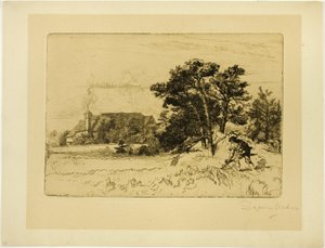 Oude Willesley Huis door Francis Seymour Haden