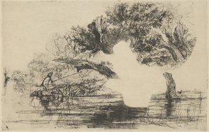 Penton Hook, 1864 door Francis Seymour Haden