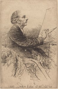 Zelfportret aan de Ezelschilder