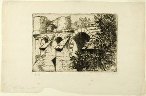 De Kasteelbrug door Francis Seymour Haden