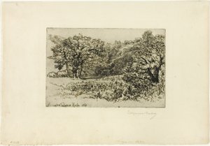 De kudde door Francis Seymour Haden