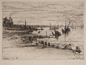 De herberg, Purfleet door Francis Seymour Haden