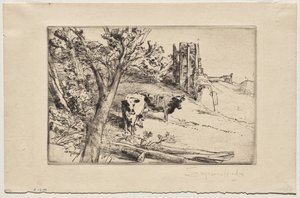 De Toren door Francis Seymour Haden