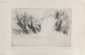 De Wandeling van de Geliefden, Nr. I door Francis Seymour Haden